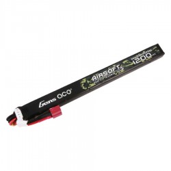 Gens ace 25C batterie lipo long 1200mAh 11.1V - T-plug - 