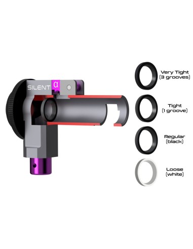 Silent Industries chambre hop-up CNC Alpha pour AEG - 