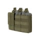 8FIELDS Tactical Triple 5.56 Mag/Pistol Pouch Panel - OD - 