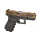 WE Custom 19 Etched Metal gaz GBB - 