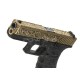 WE Custom 17 Etched Metal gaz GBB - 