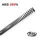 PDI Silicium chrome steel spring for AEG - 260% - 