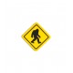 Patch Velcro - Bigfoot / Sasquatch Warning - 