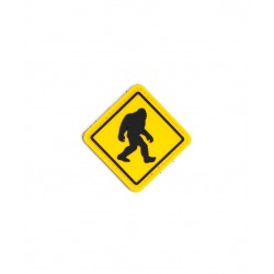 Patch Velcro - Bigfoot / Sasquatch Warning - 