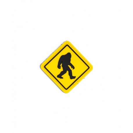 Patch Velcro - Bigfoot / Sasquatch Warning - 