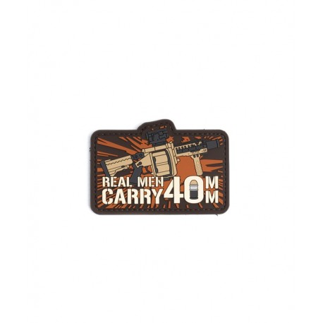 Velcro Patch - Real Men Carry 40mm - 