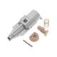 COWCOW Technology complet Set Aluminum Nozzle for AAP-01 - Silver