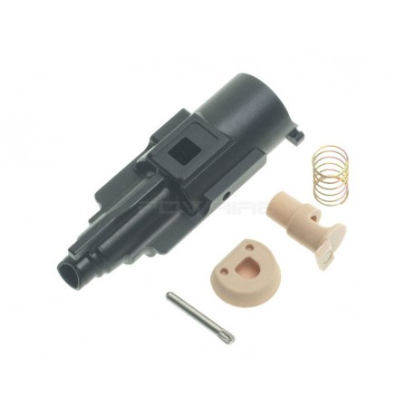 COWCOW Technology CNC Aluminum Nozzle complete Set for AAP-01 - Black - 