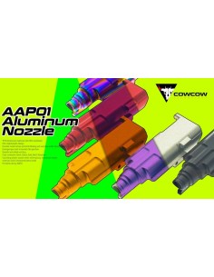 COWCOW Technology CNC Aluminum Nozzle complete Set for AAP-01 - Black -  2