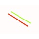 COWCOW Technology 2mm Red & Green Fiber Optic Rod x 50mm