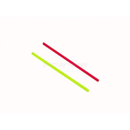 COWCOW Technology 1.5mm Red & Green Fiber Optic Rod x 50mm - 