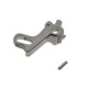 COWCOW Technology marteau inox CNC Match Grade pour Hi-capa - Silver - 
