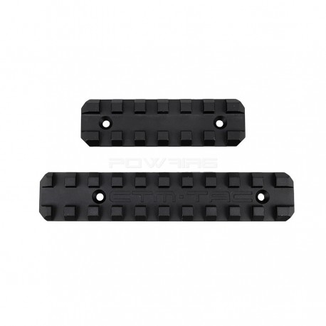 CTM tactical CNC Upper & Lower Picatinny Rail Set for AAP-01 - Black