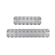 CTM tactical CNC Upper & Lower Picatinny Rail Set for AAP-01 - Silver