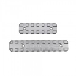 CTM tactical CNC Upper & Lower Picatinny Rail Set for AAP-01 - Silver - 