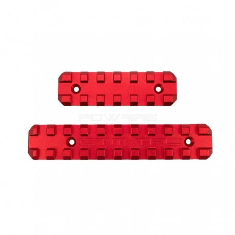 CTM tactical CNC Upper & Lower Picatinny Rail Set for AAP-01 - Red - 