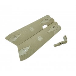 CTM tactical AAP-01 Grips + Release button - Tan - 