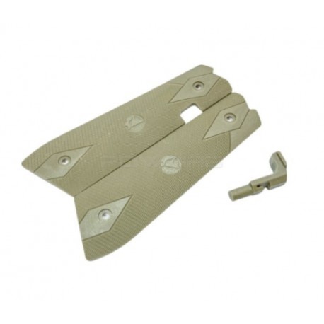 CTM tactical AAP-01 Grips + Release button - Tan - 