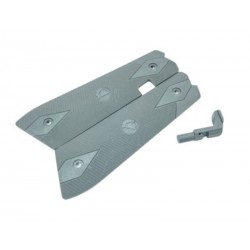 CTM tactical AAP-01 Grips + Release button - Gray - 