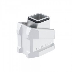 CTM tactical CNC Magazine Extension Plate for AAP-01 / We Glock - Silver - 