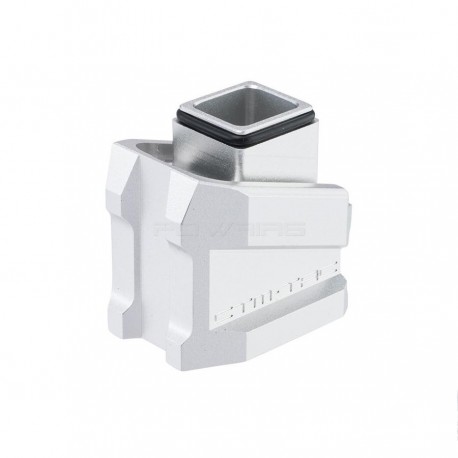 CTM tactical CNC Magazine Extension Plate for AAP-01 / We Glock - Silver - 