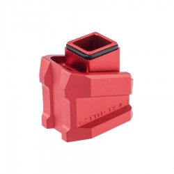 CTM tactical CNC Magazine Extension Plate for AAP-01 / We Glock - Red - 