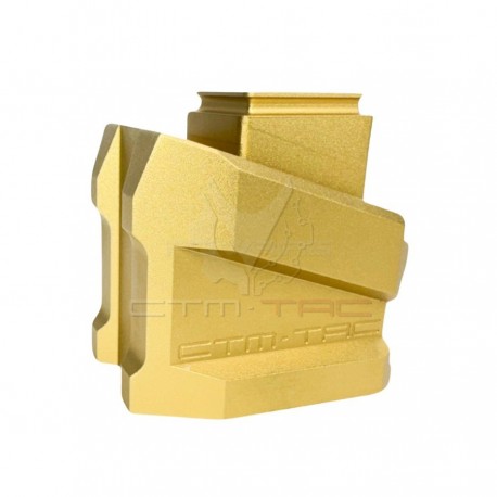 CTM tactical CNC Magazine Extension Plate pour AAP-01 / We Glock - Gold