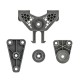 CTM tactical Saf Angle System & Molle Panel kit - Black - 
