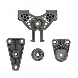 CTM tactical Saf Angle System & Molle Panel kit - Black - 
