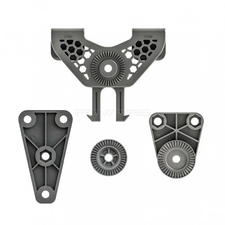 CTM tactical Kit système d'angle Saf et panneau Molle - Noir - 