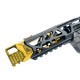 CTM Tactical compensateur CNC pour culasse longue FUKU-2 AAP-01 - Diamond Gold - 