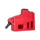 CTM tactical HPA M4 Magazine Adapter for AAP-01 / Glock - Red / gold