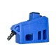 CTM tactical HPA M4 Magazine Adapter for AAP-01 / Glock - Bleu / silver