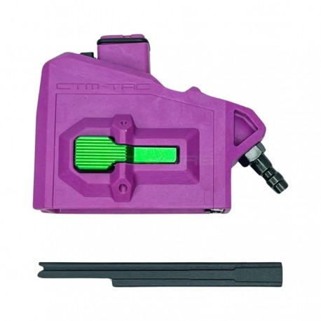 CTM tactical Adaptateur de chargeur HPA M4 pour AAP-01 / Glock - Violet / Vert