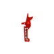 Mancraft Détente CNC V4 pour M4 AEG - Rouge - 