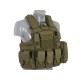 8FIELDS gilet tactique de combat avec systeme molle - OD