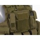 8FIELDS gilet tactique de combat avec systeme molle - OD