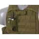 8FIELDS gilet tactique de combat avec systeme molle - OD