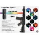 Tacticam traceur Multicolore avec flammes 14mm CCW