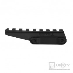 PTS Unity Tactical FAST Optic Riser (Polymer) - Noir