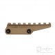PTS Unity Tactical FAST Optic Riser (Polymer) - Dark Earth - 