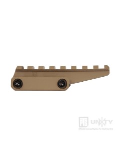 PTS Unity Tactical FAST Optic Riser (Polymer) - Dark Earth -  2