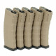 G&G 120rds midcap magazine for M4 AEG Box of 5 (Desert tan/black) - 