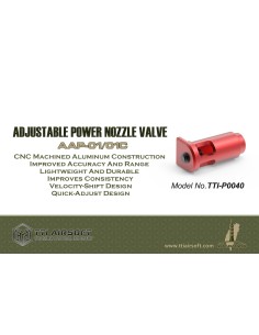 TTI adjustable power nozzle valve for AAP-01 -  2
