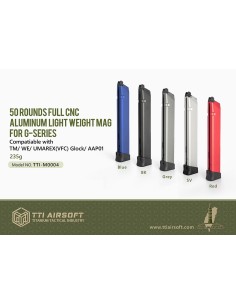 TTI chargeur extended 50 billes Aluminium Lightweight pour G-series / AAP01 - Silver -  2