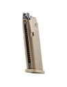 GLOCK 22rds Gas magazine for Glock 19X - Coyote