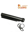 SLONG AIRSOFT tube de crosse métal pour M4 AEG - Noir