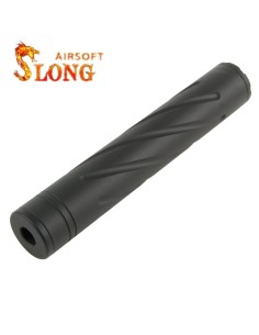 SLONG AIRSOFT Silencier 14mm CCW Type C - 200mm - 