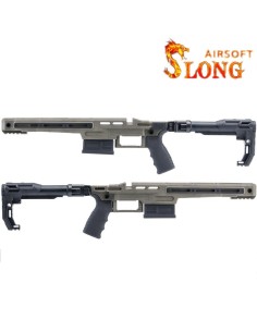 SLONG CSR-10 Tactical Stock for VSR-10 - OD -  2