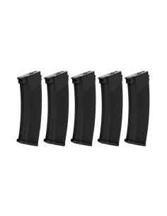 Specna Arms Lot de 5 Chargeur AK S-Mag 175 billes noir - 